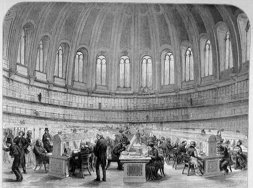 大英圖書館的reading room曾是馬克思寫出資本論的重要基地