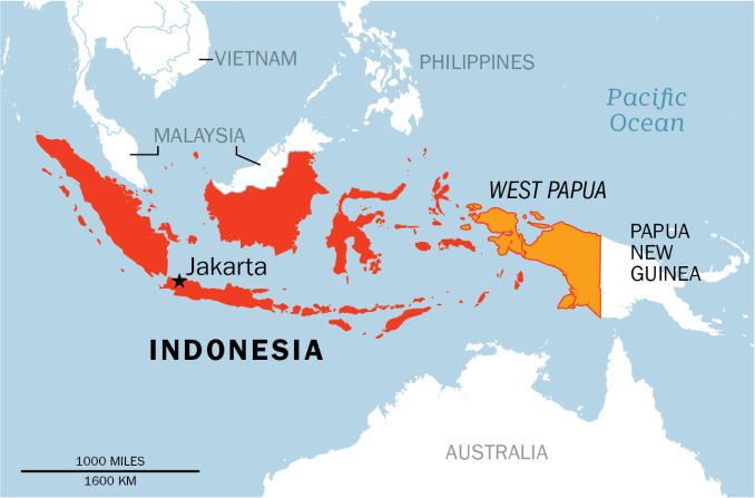 圖3，https://westpapuadiary.com/the-history-of-west-papua-independence/